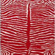 Brunschwig & Fils Tapet Le Zebre Red