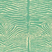 Brunschwig & Fils Tyg Le Zebre Aqua