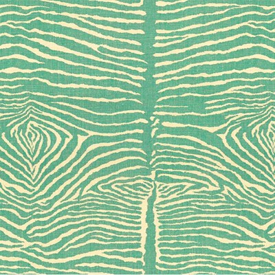 Brunschwig & Fils Tyg Le Zebre Aqua