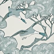 Mulberry Home Tapet Flying Ducks Aqua
