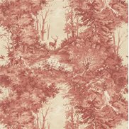 Mulberry Home Tapet Torridon Red/Sand