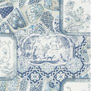 Mulberry Home Tapet Mulberry China Indigo