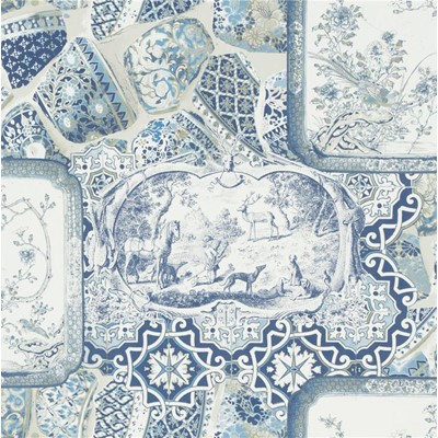 Mulberry Home Tapet Mulberry China Indigo