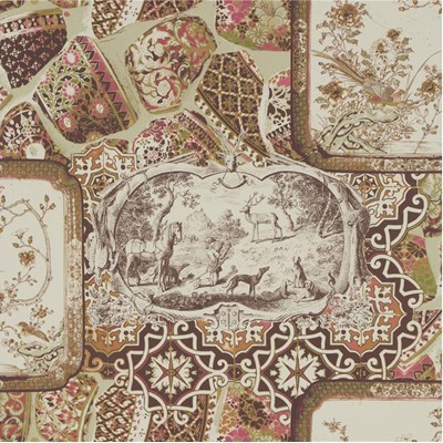 Mulberry Home Tapet Mulberry China Spice/Plum
