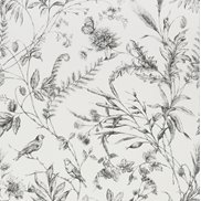 Ralph Lauren Tapet Fern Toile Etched Black