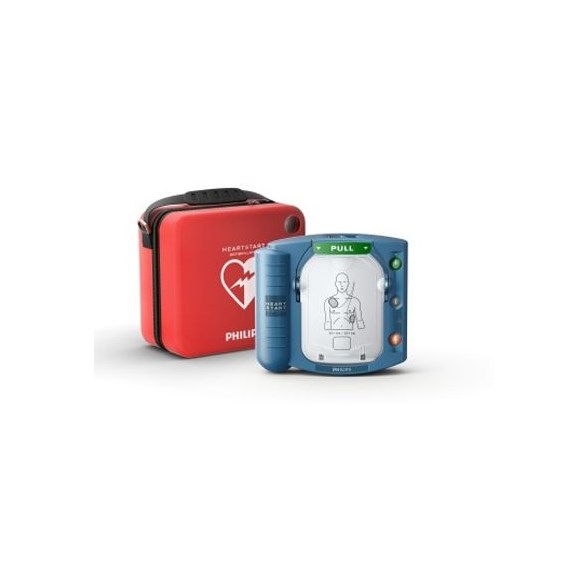 Defibrillator,Philips HS1 med väska