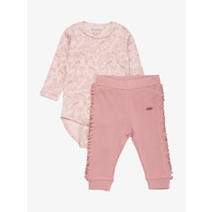 Minymo Body+Byxa Set 50-74 Rosa