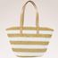 Ulrika Väska Kasse Strå 40X26x15 Vit/Beige