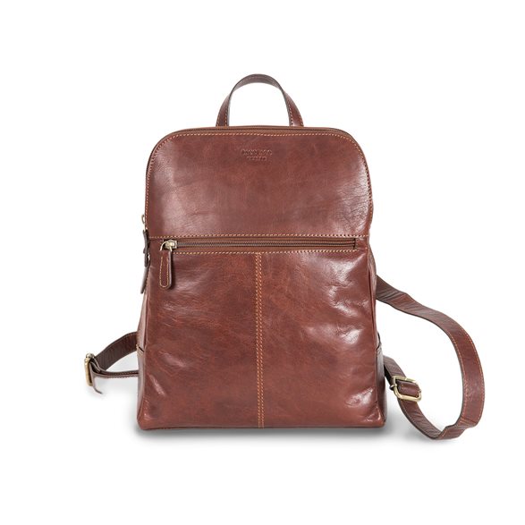 Baoobaoo Skinnryggsäck 32X24x9 Cognac
