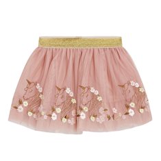 Hust & claire Tyllkjol Unicorn 86-110 Rosa/Guld