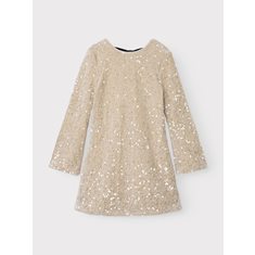 Name it Glitterklänning Rosett 116-152 Jet Stream