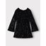 Name it Glitterklänning Rosett 116-152 Svart