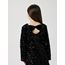 Name it Glitterklänning Rosett 116-152 Svart