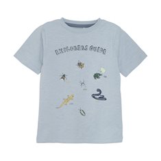 Minymo T-Shirt 86-140 Insekter Ljusblå