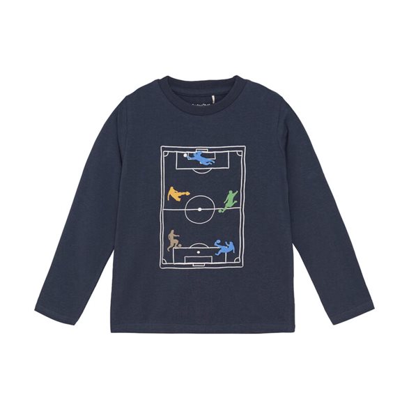 Minymo Tröja 86-140 Fotboll Blå