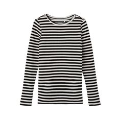 Name it Topp 122-164 Nkfsuraja Svart/Vit