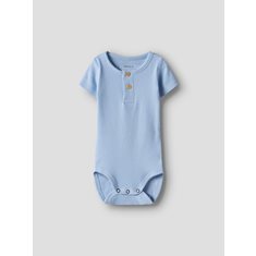 Name it Body 50-80 Kortärmad Blå Ribbad