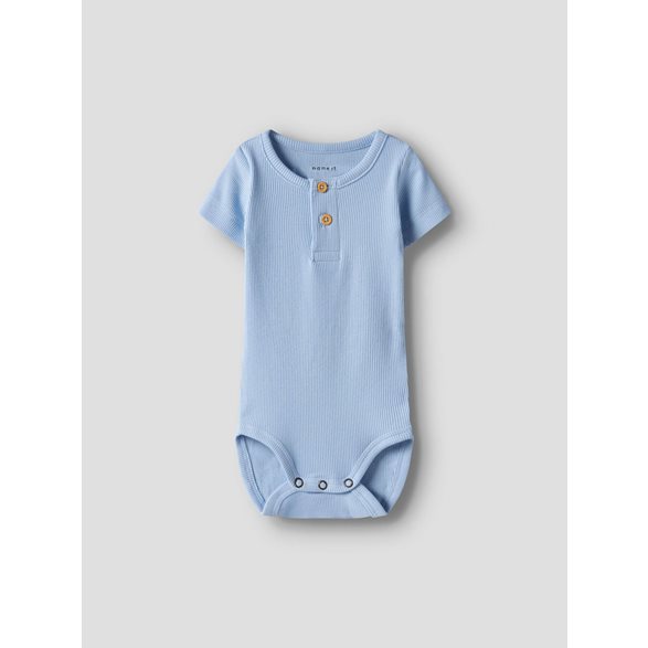 Name it Body 50-80 Kortärmad Blå Ribbad