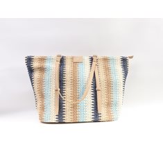 Ulrika Väska 48X32x12 Strå blå