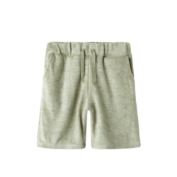 Name it Shorts 116-164 Frotté Grön