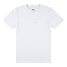 Levi´s T-Shirt Med ficka 116-176 Vit