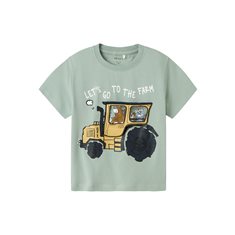 Name it T-Shirt Lucka 86-116 Nmmlou Grön
