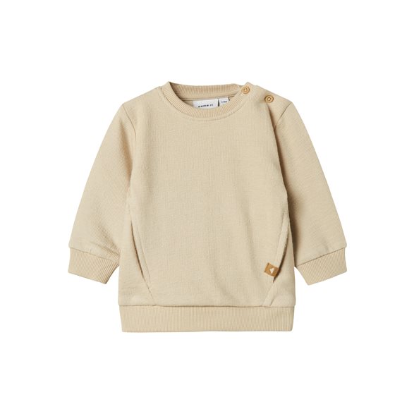 Name it Sweatshirt 50-86 Nbmloop Beige