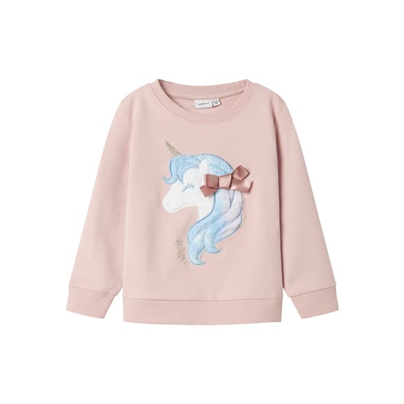 Name it Sweatshirt 86-116 Nmfkisa Unicorn Rosa
