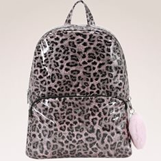Ulrika Ryggsäck Leopard 38x29x16 Rosa