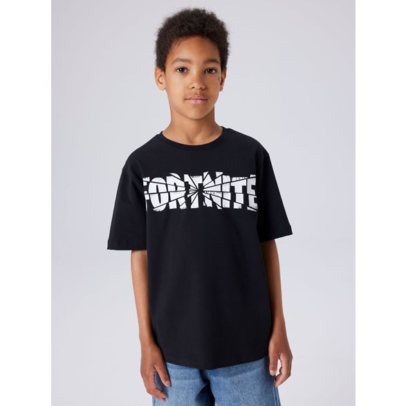 Name it T-Shirt Fortnite 122-164 Svart