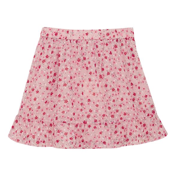 creamie Blommig Kjol 116-152 Rosa