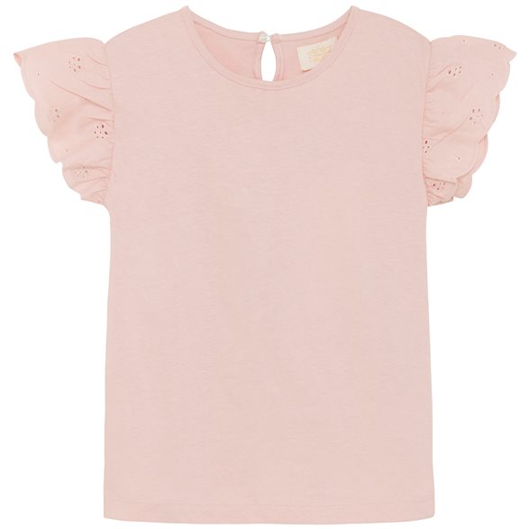 creamie Topp Med Volang 116-146 Rosa