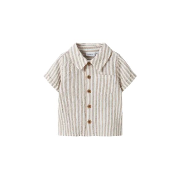 Name it Skjorta 50-80 Nbmfedenis Vit/Beige