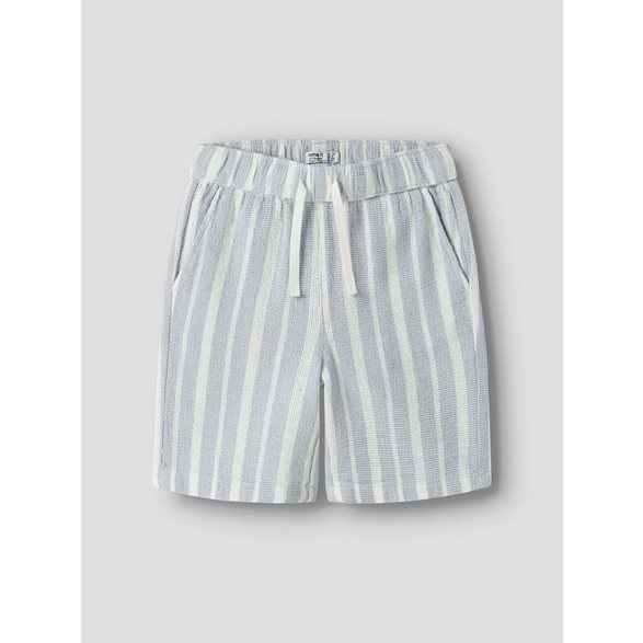 Name it Vävda Shorts 116-164 Blå/Vit Randiga
