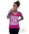 eXc Straight Outta Braaap Tee, Pink