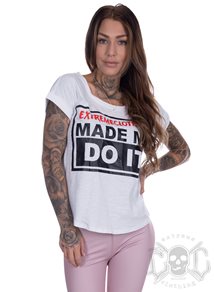 eXc Loose Made Me Do It Tee, Vit