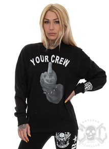 eXc Your Crew Unisex Sweatshirt, Black