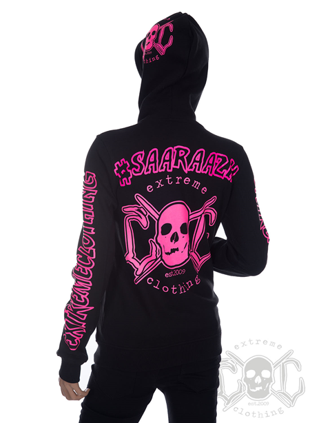 eXc Your Name Hoodie Rosa