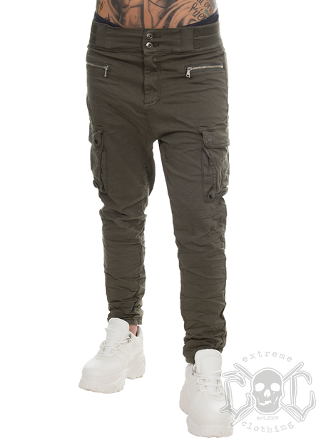 eXc Baggy Cargo Pants, Army