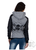eXc Black/Grey hoodie, Women
