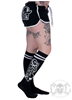 eXc eXc Skull Logo Socks, Svarta