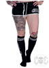 eXc eXc Skull Logo Socks, Svarta
