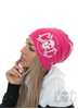 eXc Skull Logo Beanie, Pink