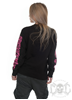 eXc E A F Unisex Sweatshirt, Black N Pink
