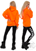 eXc Braaap Unisex Hoodie, Neon Orange
