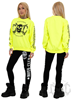 eXc E A F Sweatshirt, Neon Yellow