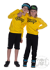 eXc Braaap Unisex Kidz Sweatshirt, Yellow