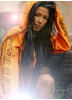 eXc E A F Boyfriend Zip Hoodie Orange N Black
