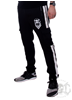 eXc Black N White Unisex Cargo Sweatpants