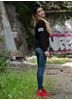 Rebel For Life We Don´t Name Drop Unisex Sweatshirt, Black